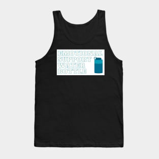 Emotional Support Water Bottle Sticker Tank Top